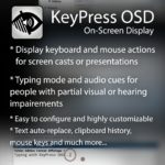 A short list of the main features list in KeyPress OSD